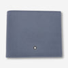 Montblanc Sartorial Denim Blue Leather Wallet 6cc 124185 - THE SOLIST - Montblanc