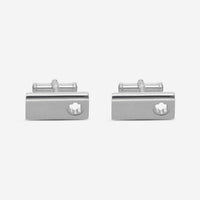 Montblanc Silver Collection Sterling Silver Rectangular Cufflinks 102706 - THE SOLIST - Montblanc