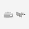 Montblanc Silver Collection Sterling Silver Rectangular Cufflinks 102706 - THE SOLIST - Montblanc