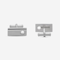 Montblanc Silver Collection Sterling Silver Rectangular Cufflinks 102706 - THE SOLIST - Montblanc