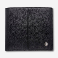 Montblanc Soft Leather Range Black Leather 4cc Wallet With Coin Case 105930 - THE SOLIST - Montblanc