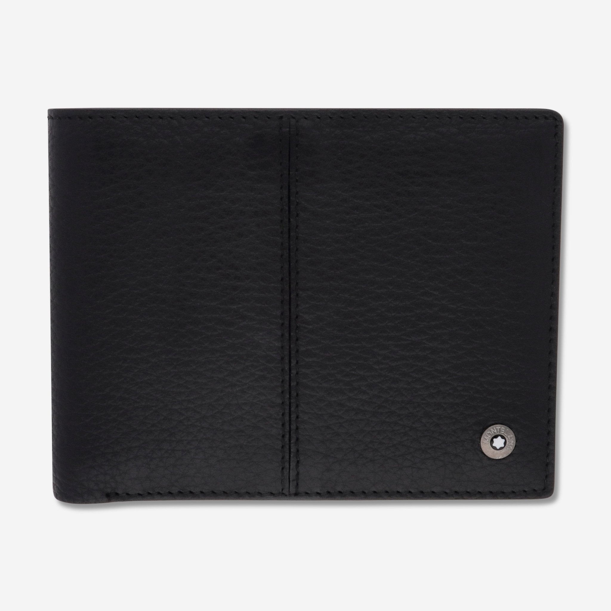 Montblanc Soft Leather Range Black Leather Vertical Wallet 6cc 105928 - THE SOLIST - Montblanc