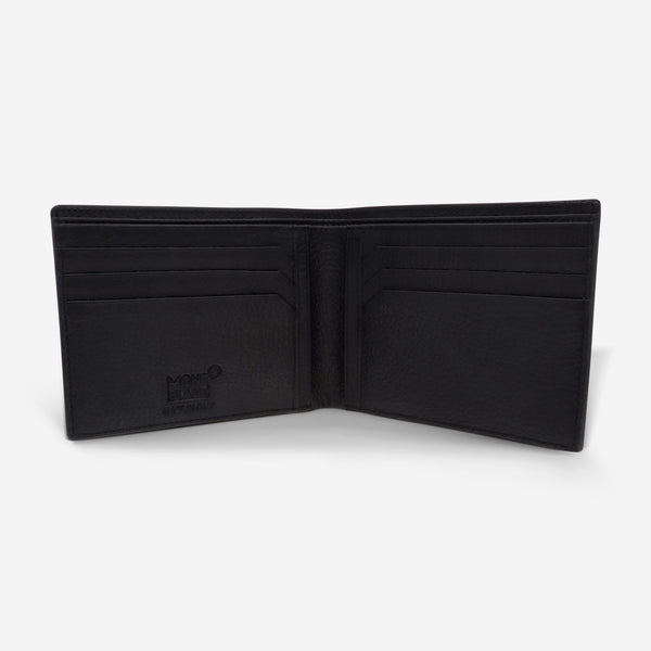 Montblanc Soft Leather Range Black Leather Vertical Wallet 6cc 105928 - THE SOLIST - Montblanc