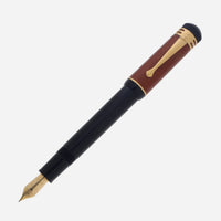 Montblanc Writers Edition Friedrich Schiller Limited Edition Black & Brown Fountain Pen (F) 3556 - THE SOLIST - Montblanc