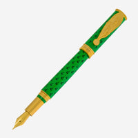 Montegrappa DC Comics Heroes and Villains Riddler Fountain Pen (M) ISDCR3YG - THE SOLIST - Montegrappa