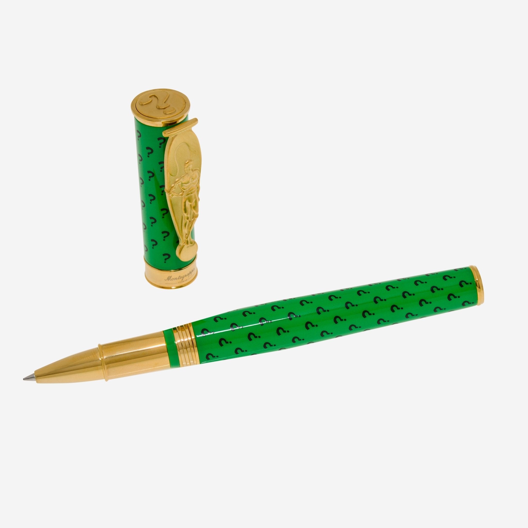 Montegrappa DC Comics Heroes and Villains Riddler Rollerball Pen ISDCRRYG - THE SOLIST - Montegrappa