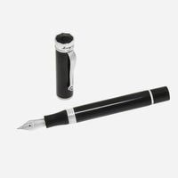 Montegrappa Ducale Black Fountain Pen (F) ISDUR2PC - THE SOLIST - Montegrappa