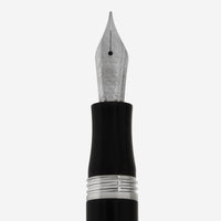 Montegrappa Ducale Black Fountain Pen (M) ISDUR3PC - THE SOLIST - Montegrappa