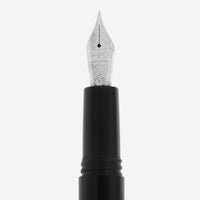 Montegrappa Fortuna Black with Black Trim Fountain Pen (F) ISFOR2LC - THE SOLIST - Montegrappa