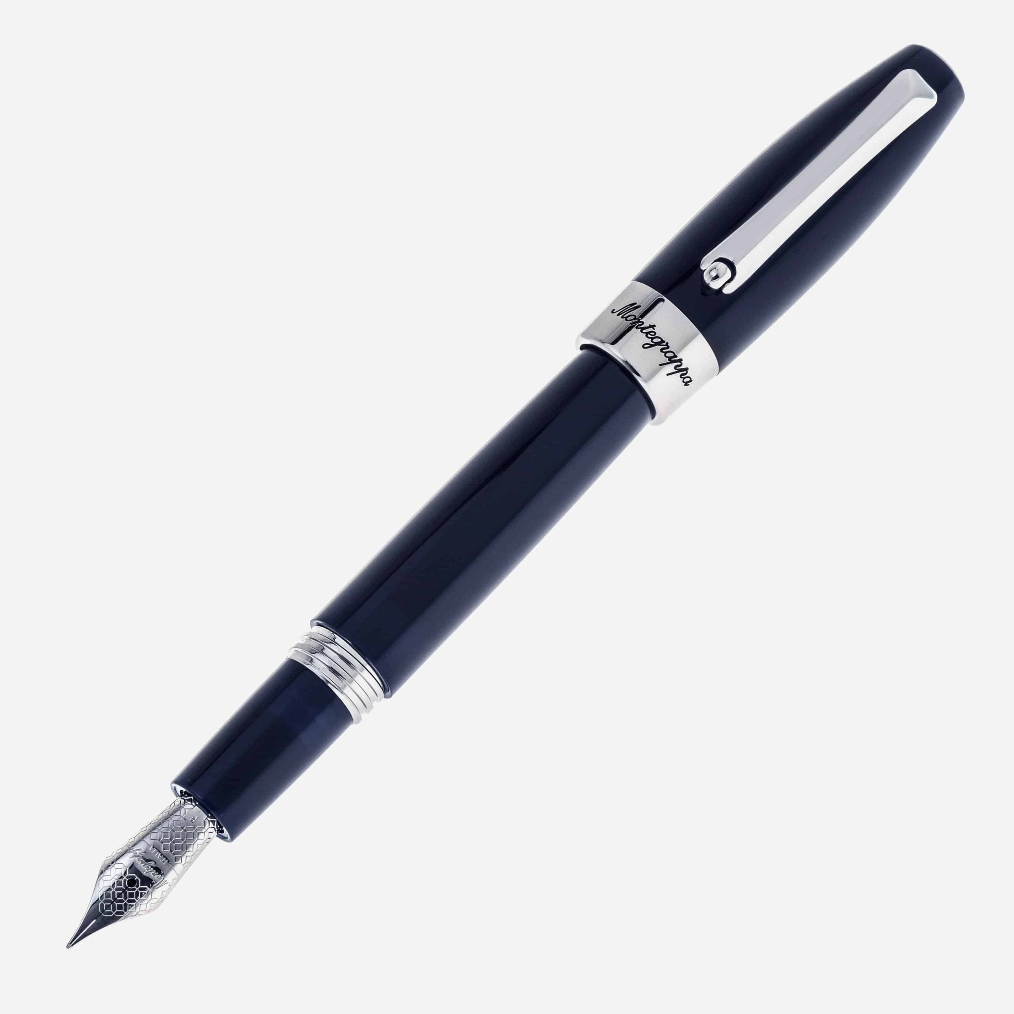 Montegrappa Fortuna Palladium and Resin Fountain Pen (F) ISFOR2PD - THE SOLIST - Montegrappa