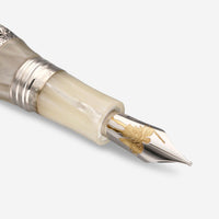 Montegrappa My Guardian Angel Silver & Blue Fountain Pen (M) ISCUA3SW