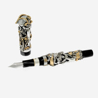 Montegrappa Pirates Limited Edition Sterling Silver Fountain Pen (F) ISCUP2SC - THE SOLIST - Montegrappa