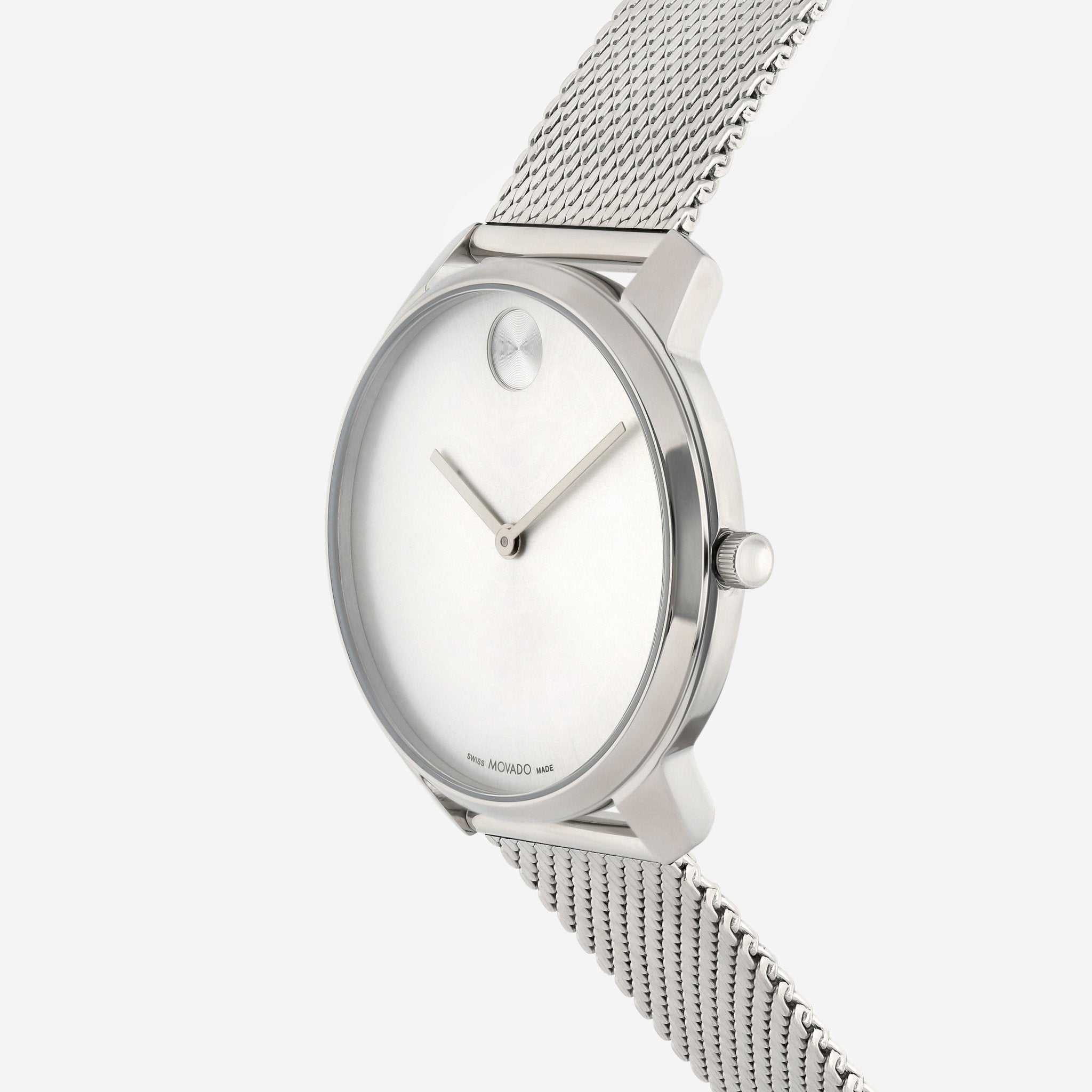 All silver movado watch hotsell