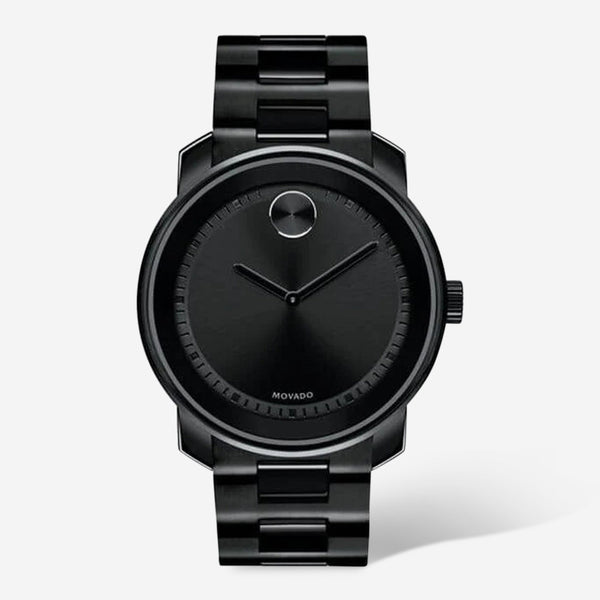 Movado BOLD Trend Black 43mm Stainless Steel Quartz Men's Watch 3600467 - THE SOLIST - MOVADO
