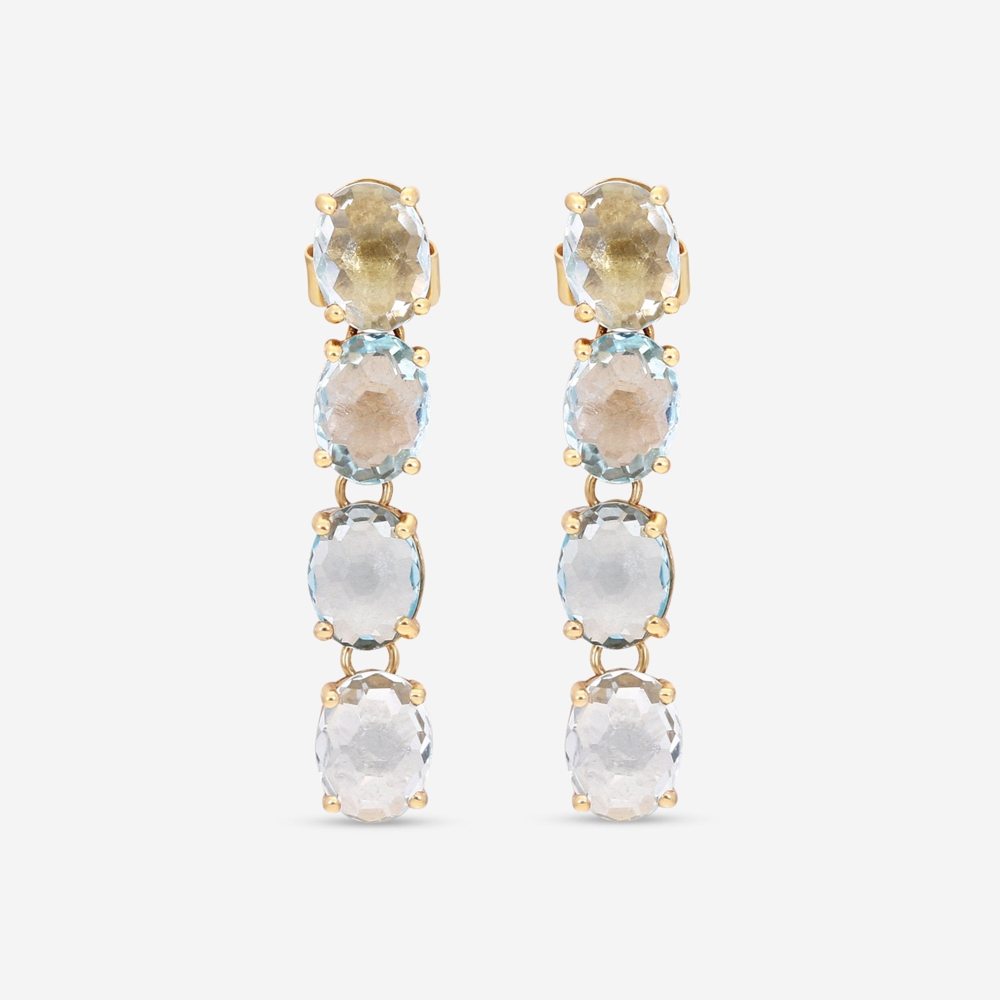 Nanis 18K Gold Natural Stone Earrings OA27 - 565 - THE SOLIST - Nanis