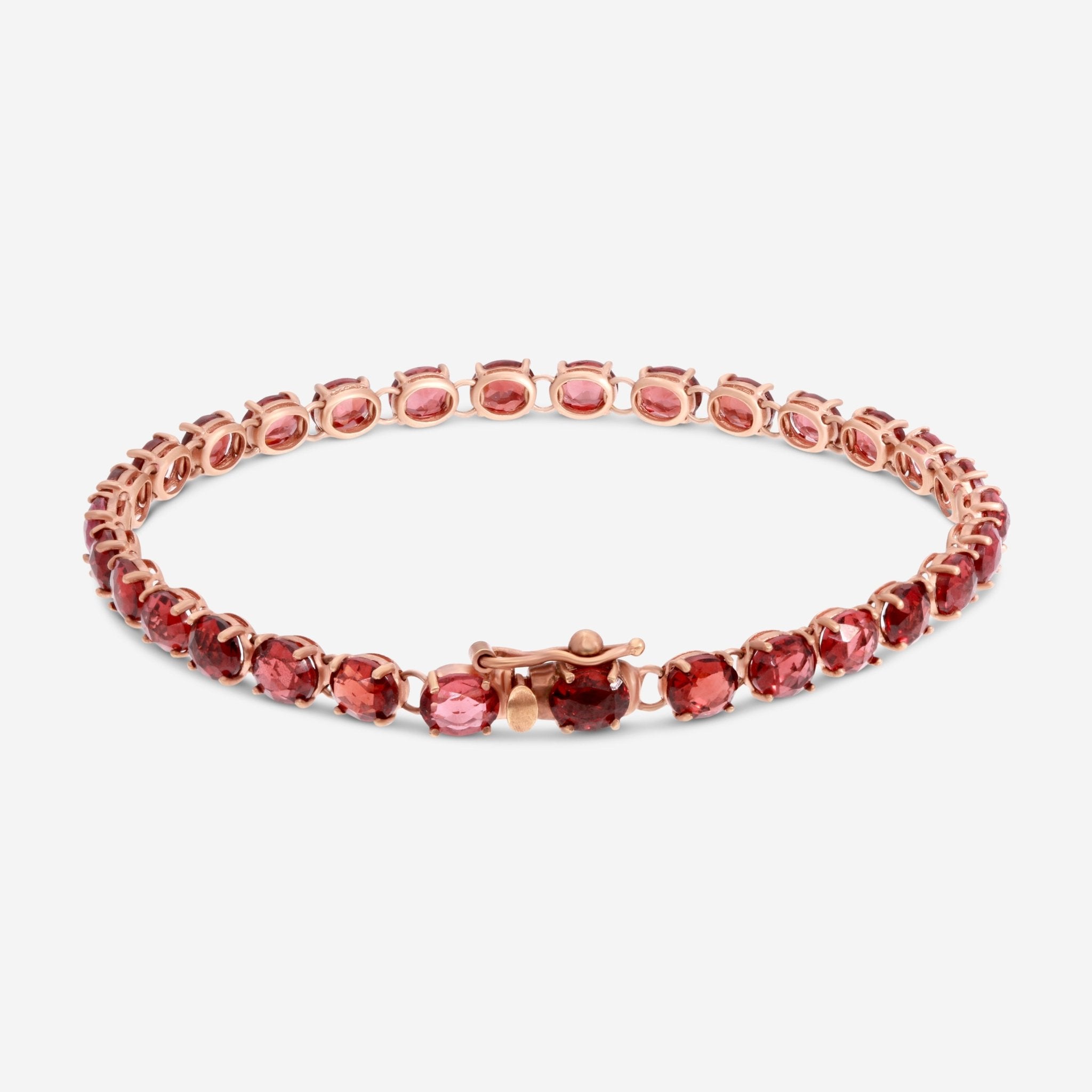 Nanis 18K Rose Gold Garnet Bracelet BI13 - 565 - THE SOLIST - Nanis