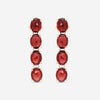 Nanis 18K Rose Gold Garnet Earrings OA33 - 565 - THE SOLIST - Nanis