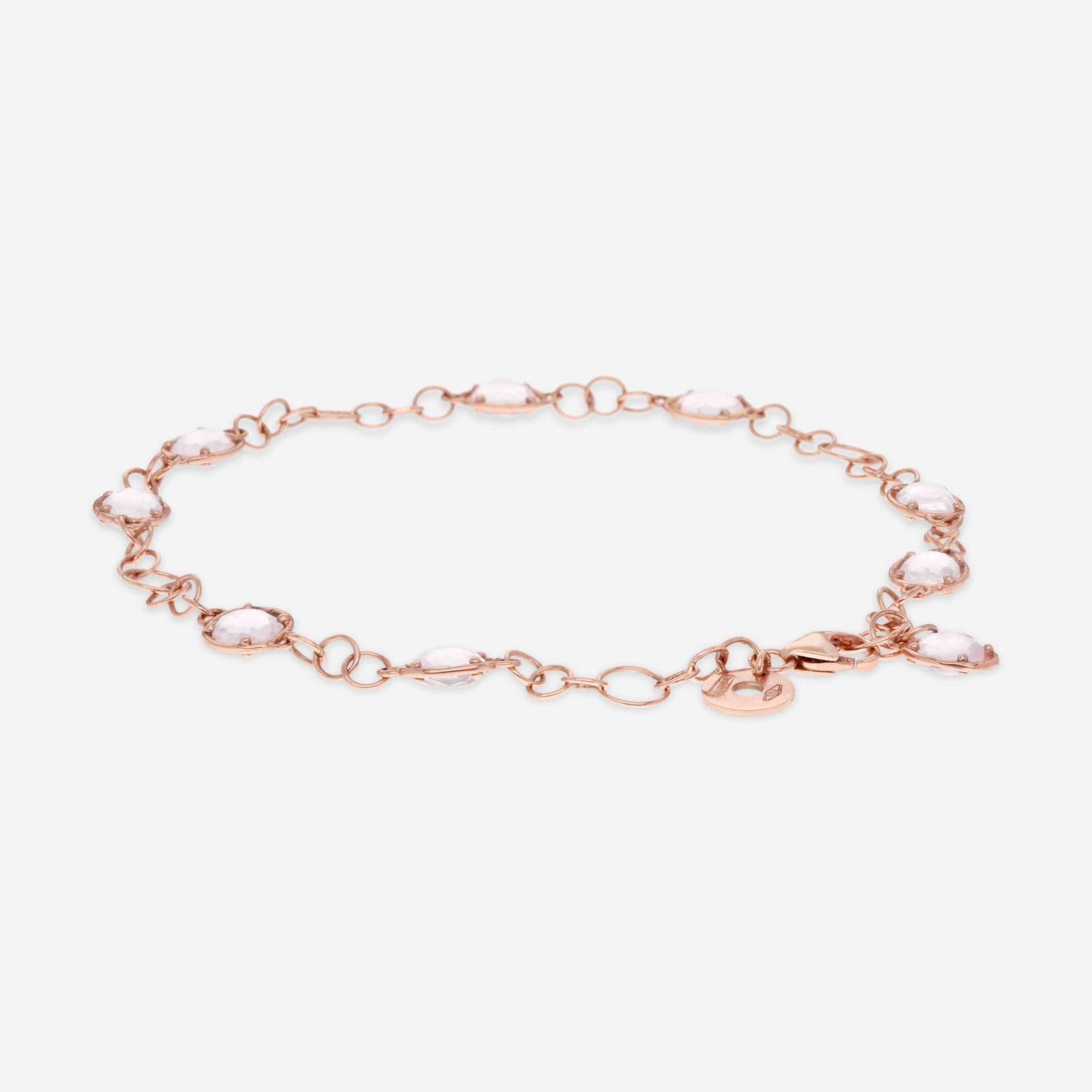 Nanis 18K Rose Gold Natural Stone Chain Bracelet BN13 - 565 - THE SOLIST - Nanis