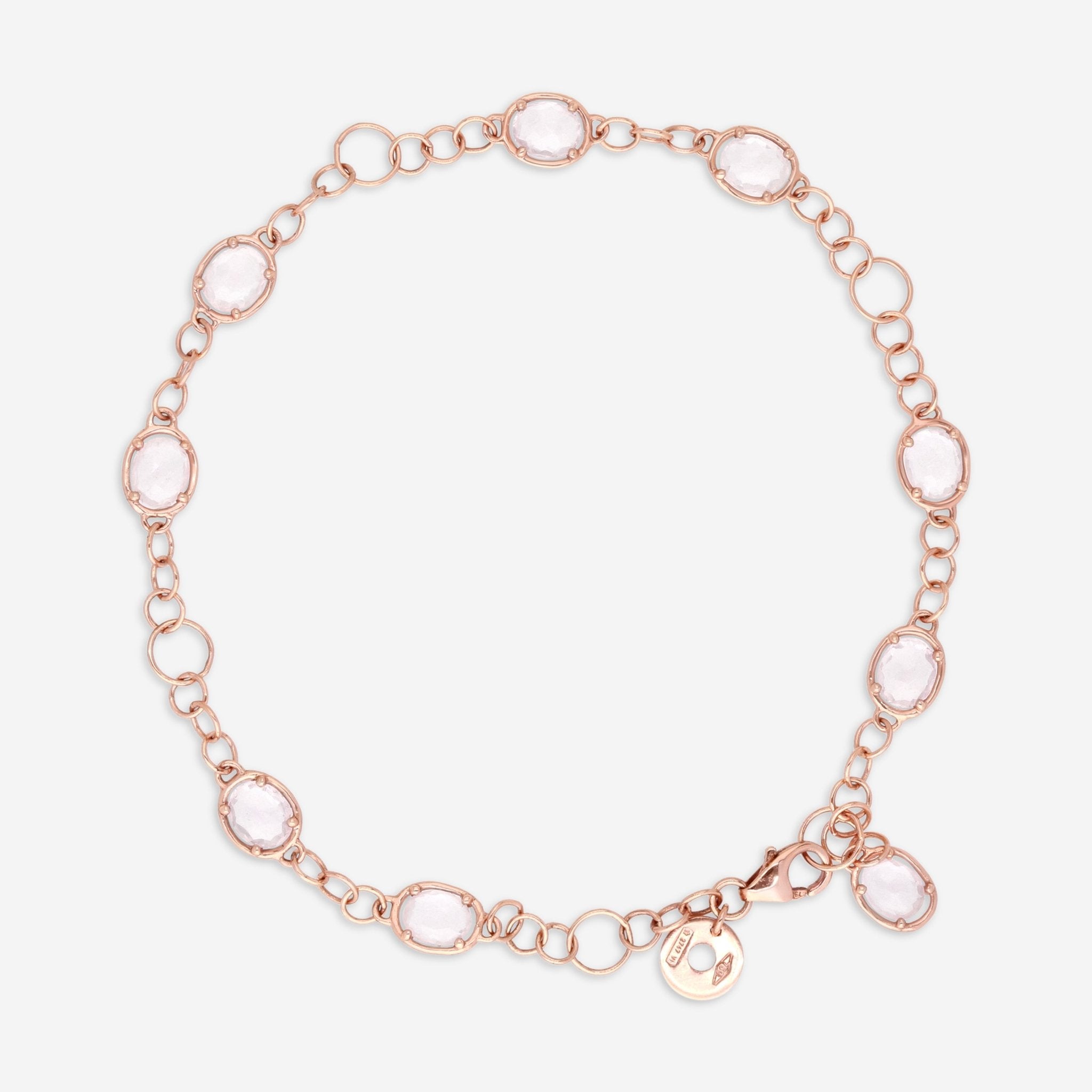 Nanis 18K Rose Gold Natural Stone Chain Bracelet BN13 - 565 - THE SOLIST - Nanis