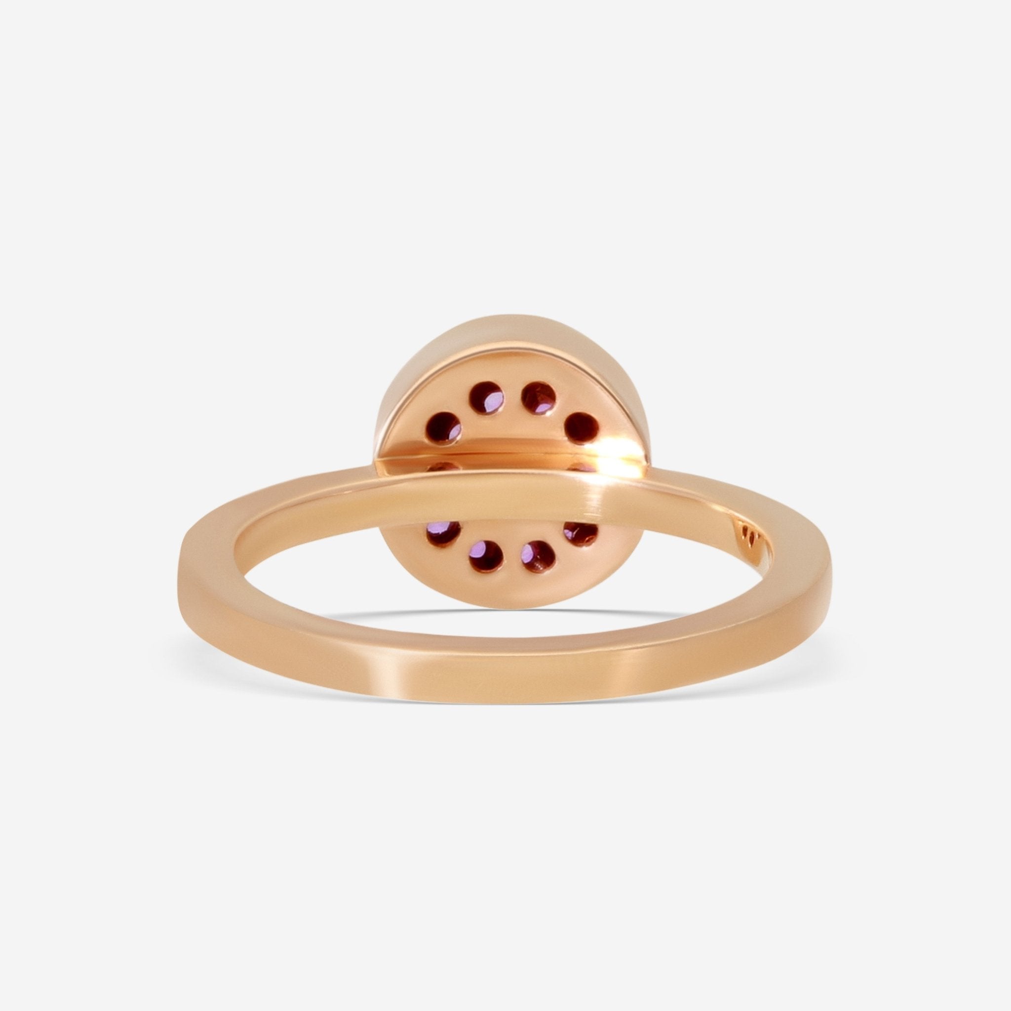 Nanis 18K Rose Gold Pink Sapphire Statement Ring AS9 - 507 - THE SOLIST - Nanis