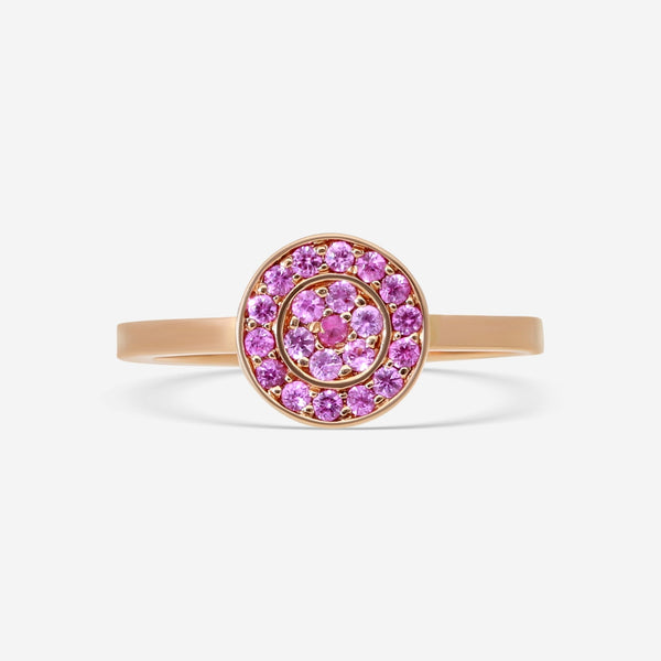 Nanis 18K Rose Gold Pink Sapphire Statement Ring AS9 - 507 - THE SOLIST - Nanis