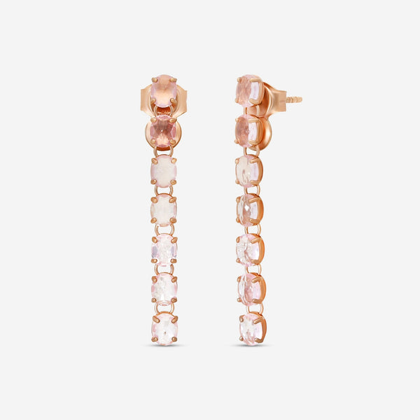 Nanis 18K Rose Gold Rock Crystal Drop Earrings OA35 - 565 - THE SOLIST - Nanis