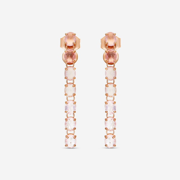 Nanis 18K Rose Gold Rock Crystal Drop Earrings OA35 - 565 - THE SOLIST - Nanis