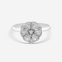 Nanis 18K White Gold Diamond Statement Ring Sz. 7.25 AS15 - 571 - THE SOLIST - Nanis