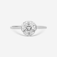 Nanis 18K White Gold Diamond Statement Ring Sz. 7.5 AS16 - 571 - THE SOLIST - Nanis