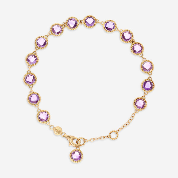 Nanis 18K Yellow Gold Amethyst Bracelet BN15 - 560 - THE SOLIST - Nanis