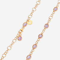 Nanis 18K Yellow Gold Amethyst Chain Necklace CN16 - 565 - THE SOLIST - Nanis