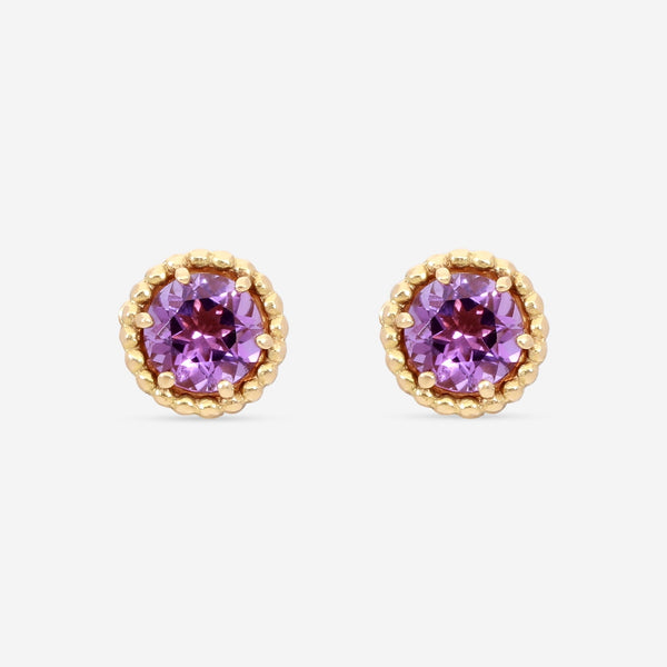 Nanis 18K Yellow Gold Amethyst Earrings OA20 - 560 - THE SOLIST - Nanis