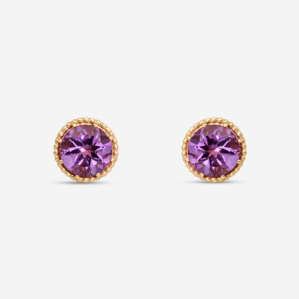 Nanis 18K Yellow Gold Amethyst Earrings OA24 - 560 - THE SOLIST - Nanis