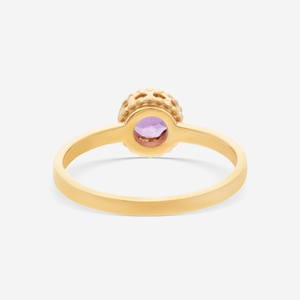 Nanis 18K Yellow Gold Amethyst Ring Sz. 6 AH20 - 560 - THE SOLIST - Nanis