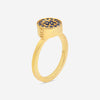 Nanis 18K Yellow Gold Blue Sapphire Ring AS17 - 507 - THE SOLIST - Nanis