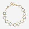 Nanis 18K Yellow Gold Blue Topaz Bracelet BN18 - 560 - THE SOLIST - Nanis