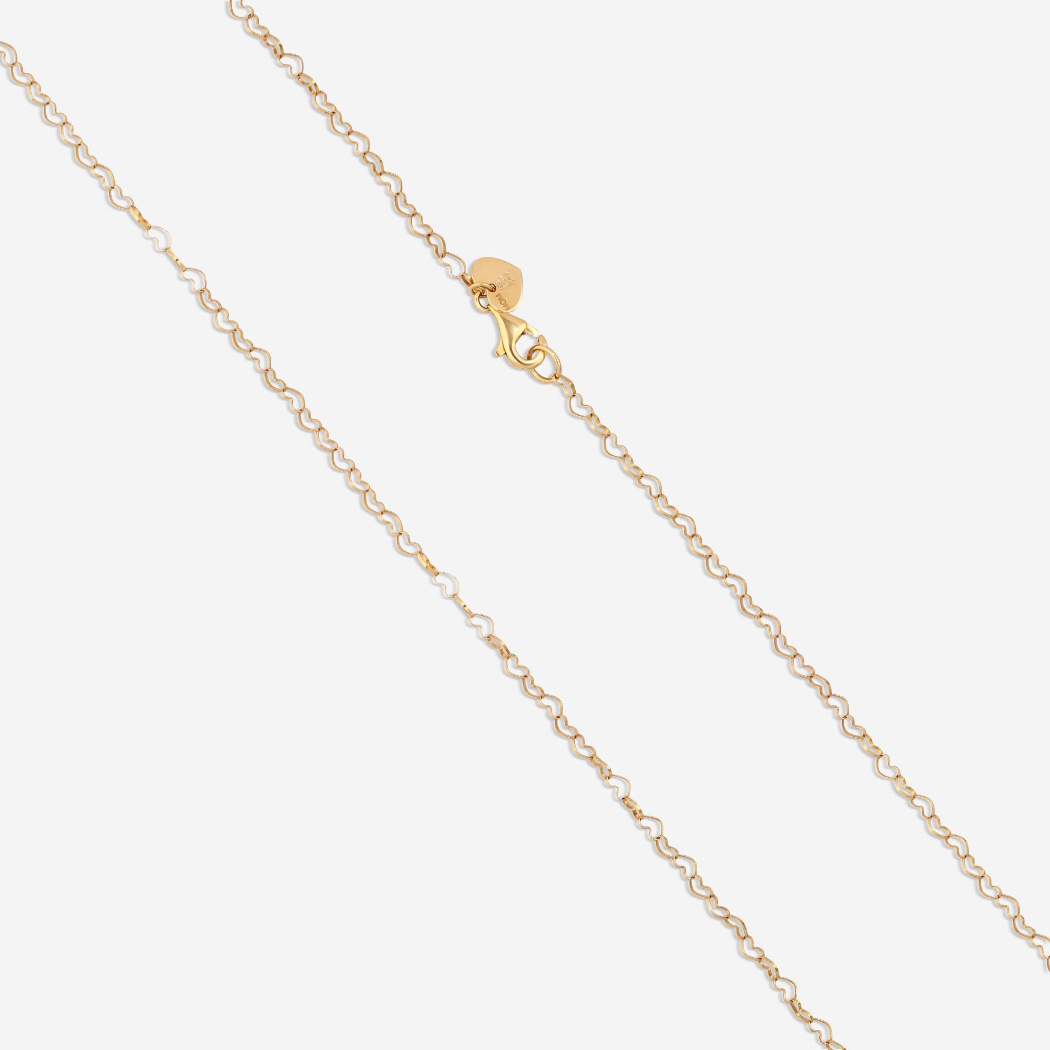 Nanis 18K Yellow Gold Chain Heart Necklace CS8 - 524 - THE SOLIST - Nanis