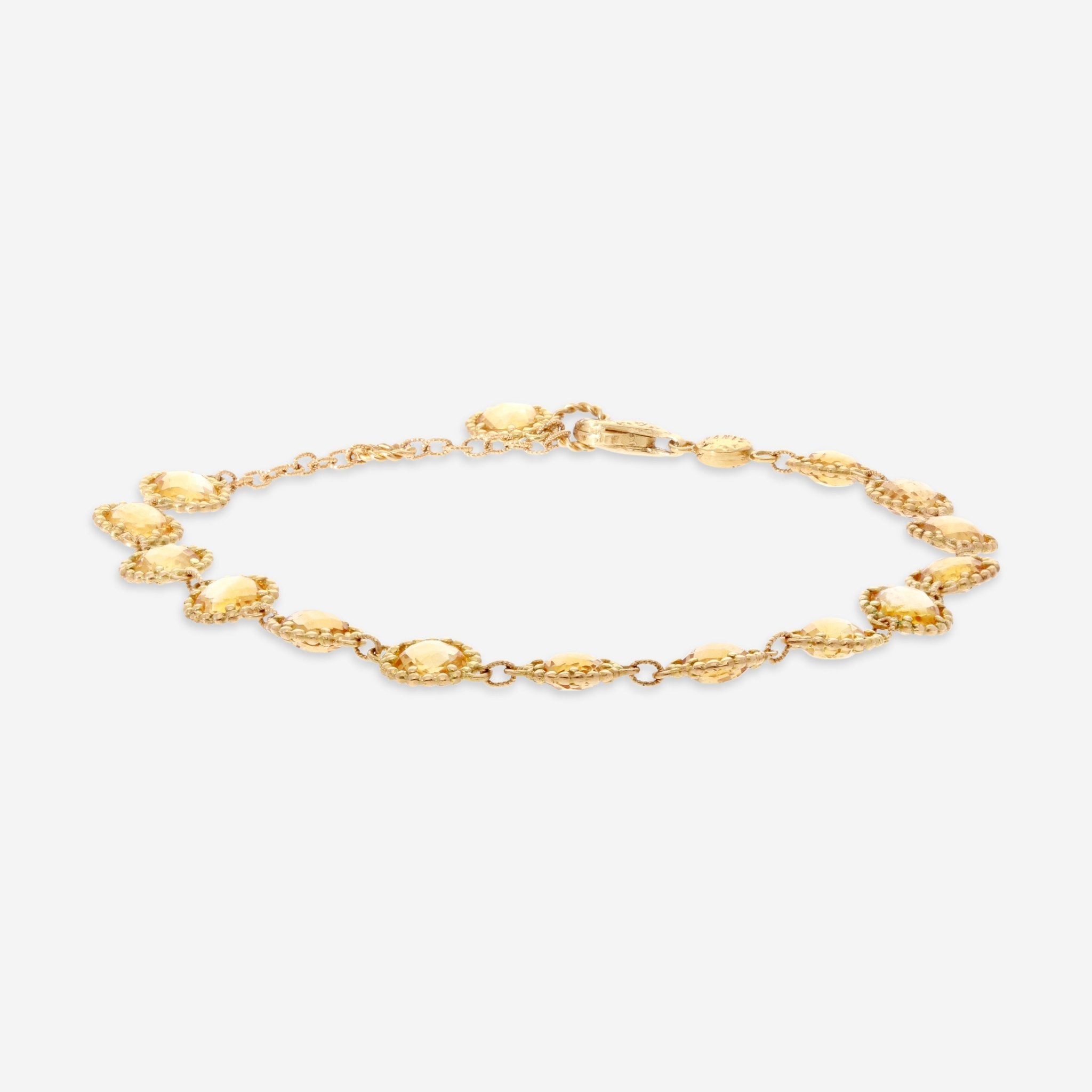 Nanis 18K Yellow Gold Citrine Bracelet BN17 - 560 - THE SOLIST - Nanis