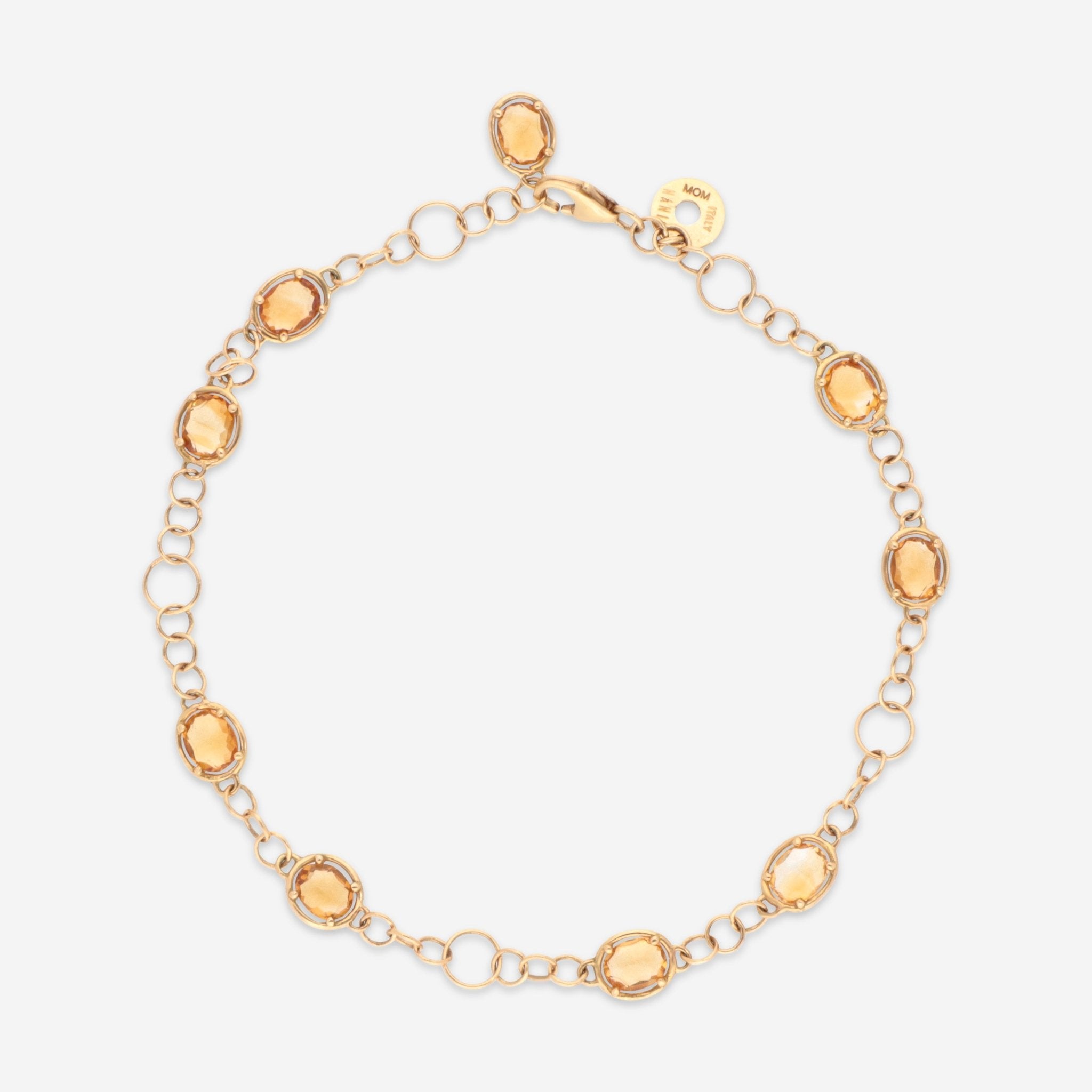 Nanis 18K Yellow Gold Citrine Bracelet BN7 - 565 - THE SOLIST - Nanis