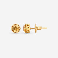 Nanis 18K Yellow Gold Citrine Stud Earrings OA22 - 560 - THE SOLIST - Nanis