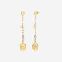 Nanis 18K Yellow Gold Ice Diamond Earrings OS5 - 538 - THE SOLIST - Nanis