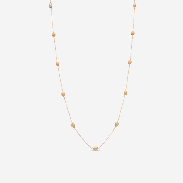 Nanis 18K Yellow Gold Ice Diamond Station Necklace CS2 - 538 - THE SOLIST - Nanis