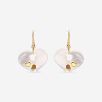 Nanis 18K Yellow Gold Mother of Pearl Drop Earrings OA1 - 524 - THE SOLIST - Nanis