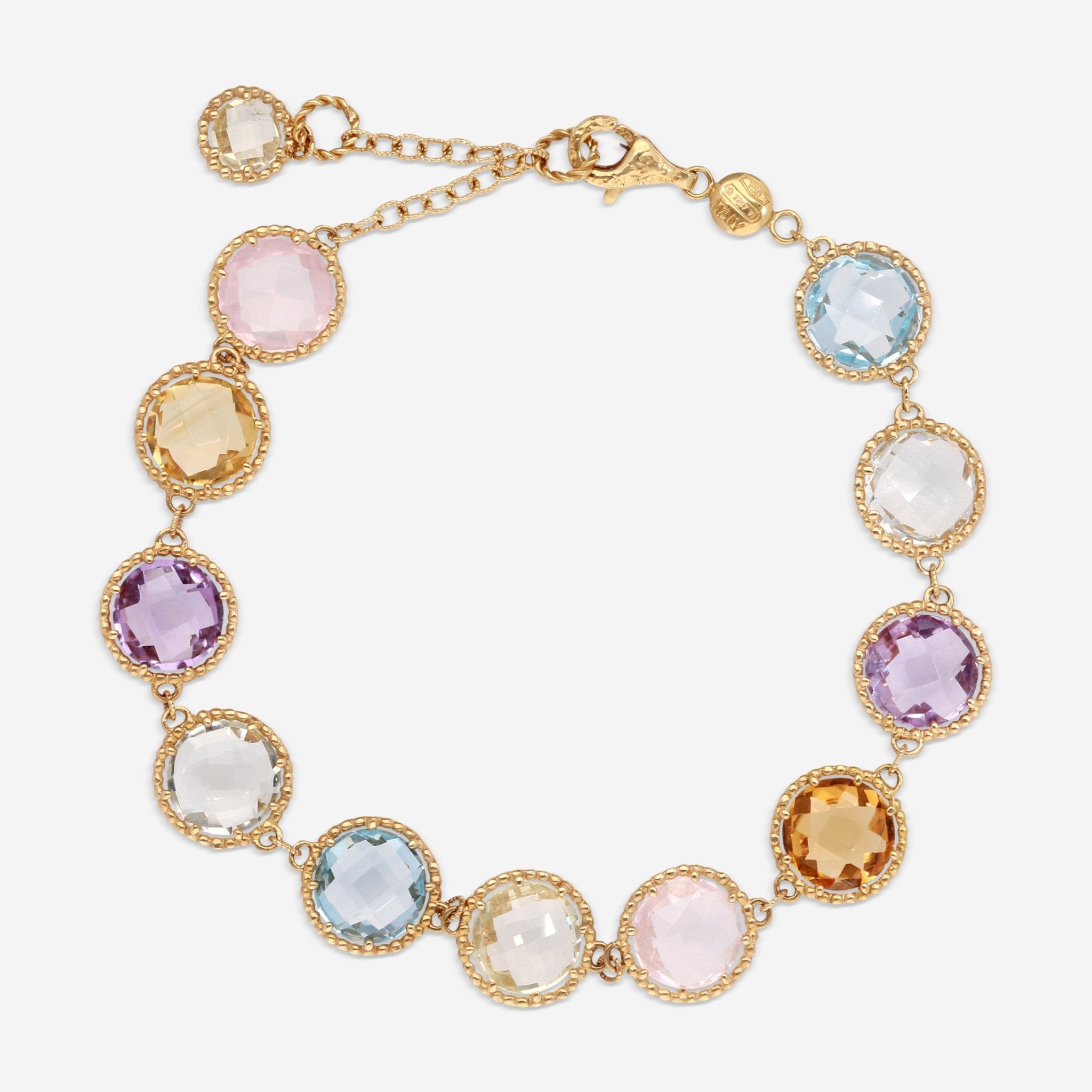 Nanis 18K Yellow Gold Natural Stone Bracelet BN1 - 560 - THE SOLIST - Nanis