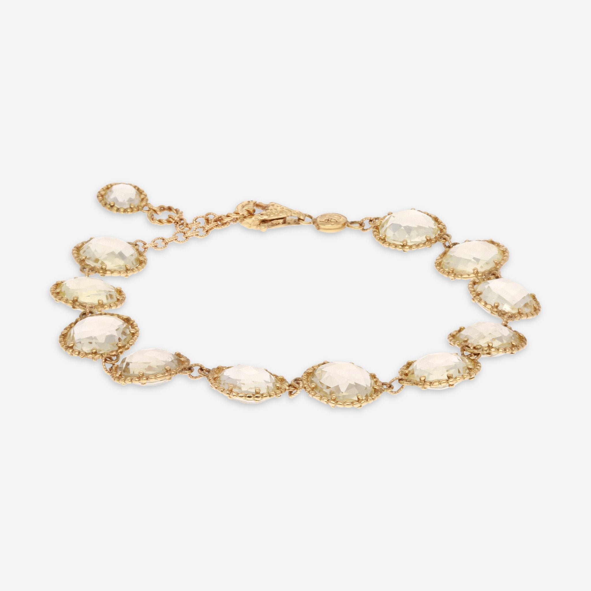 Nanis 18K Yellow Gold Natural Stone Bracelet BN12 - 560 - THE SOLIST - Nanis