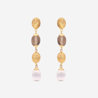 Nanis 18K Yellow Gold Natural Stone Drop Earrings ON4 - 539 - THE SOLIST - Nanis