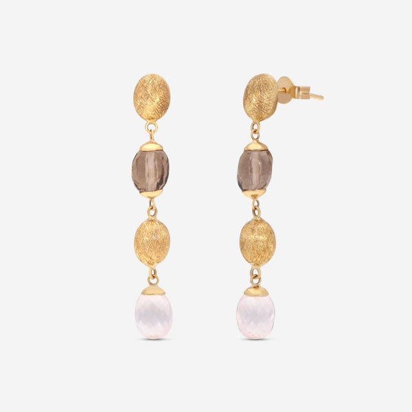 Nanis 18K Yellow Gold Natural Stone Drop Earrings ON4 - 539 - THE SOLIST - Nanis