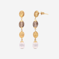 Nanis 18K Yellow Gold Natural Stone Drop Earrings ON4 - 539 - THE SOLIST - Nanis