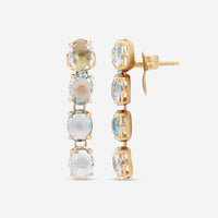 Nanis 18K Yellow Gold Natural Stone Earrings OA27 - 565 - THE SOLIST - Nanis