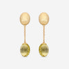 Nanis 18K Yellow Gold Natural Stone Earrings ON3 - 559_Green - THE SOLIST - Nanis